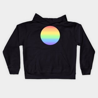 Cute pastel circle sticker Kids Hoodie